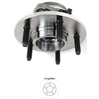 Wheel Hub for Ford Expedition (2000–2002) Front 5 Lug with Bearing/Sensor 4WD