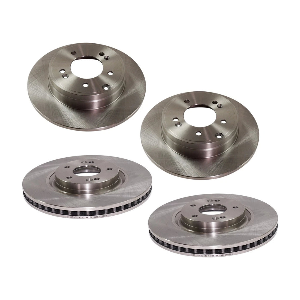 Front and Rear Disc Brake Rotors for Kia Optima (2011–2020)