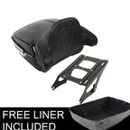 Trunk Backrest Mount Rack for Harley Touring Street Road Glide (2014–2025)