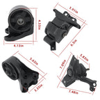 Set of 4 Engine Motor Mounts for Hyundai Elantra/Tiburon (2001–2006)