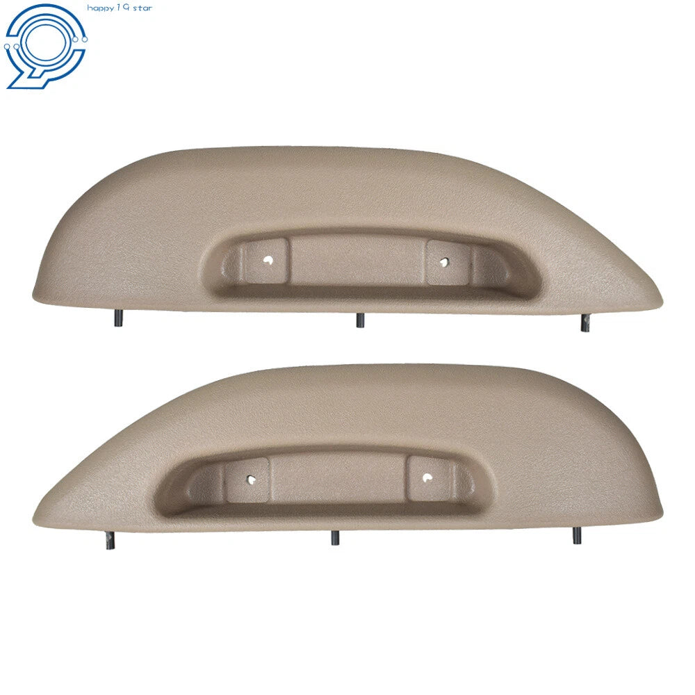Set of 2 Tan Interior Door Armrests for 1996-2002 Chevy GMC Van