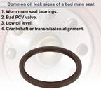 1Pc Rear Crankshaft Oil Seal for Mitsubishi L200 (2006–2016) No.MN128731