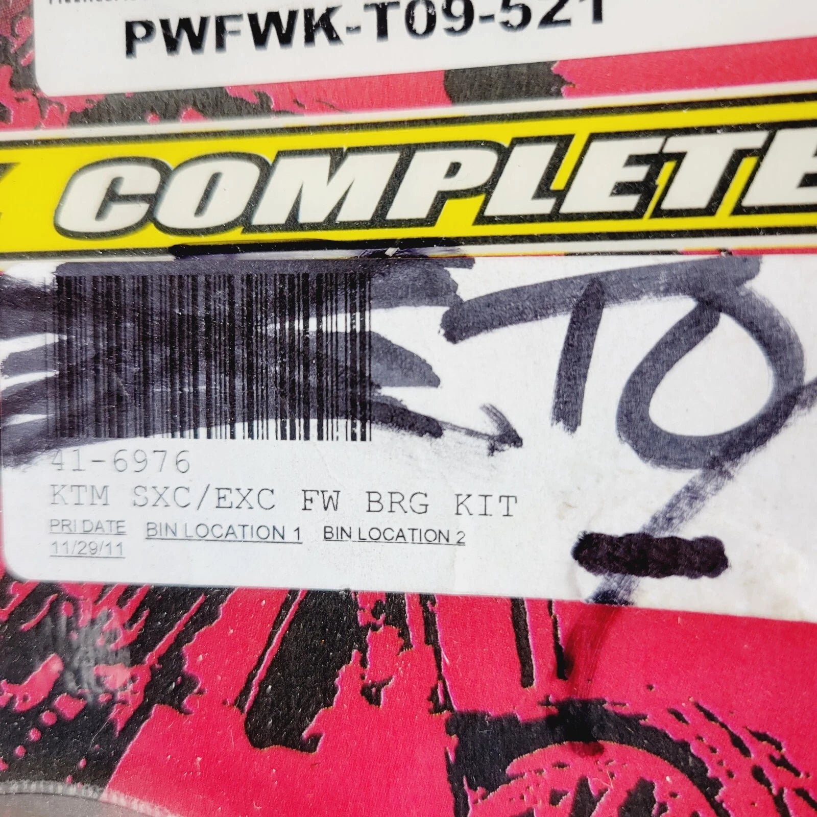 Pivot Works Front Wheel Bearing Kit for PWFWK-T11-521 (41-6978)