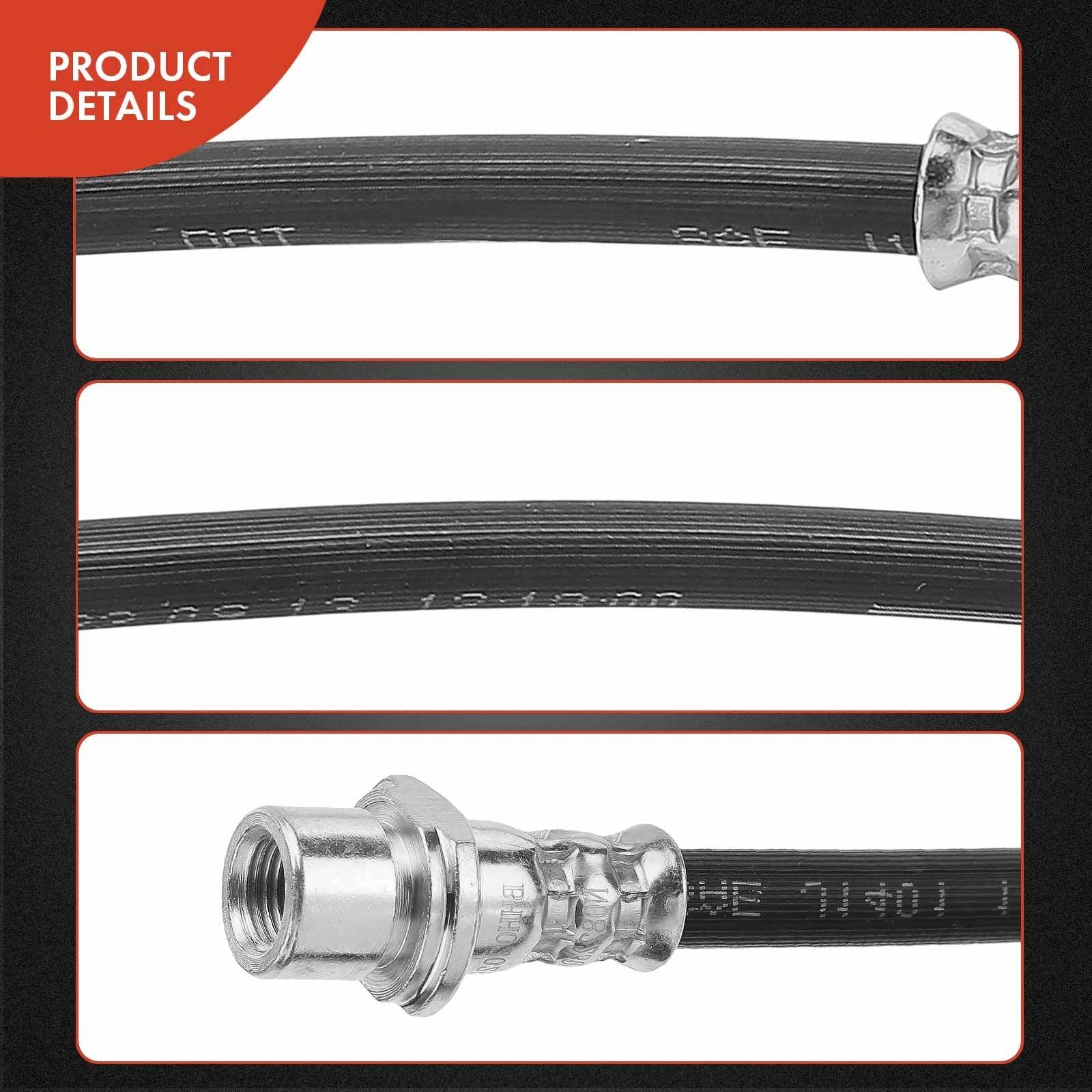 Front Passenger Brake Hydraulic Hose for Toyota Sienna (1998–2003)