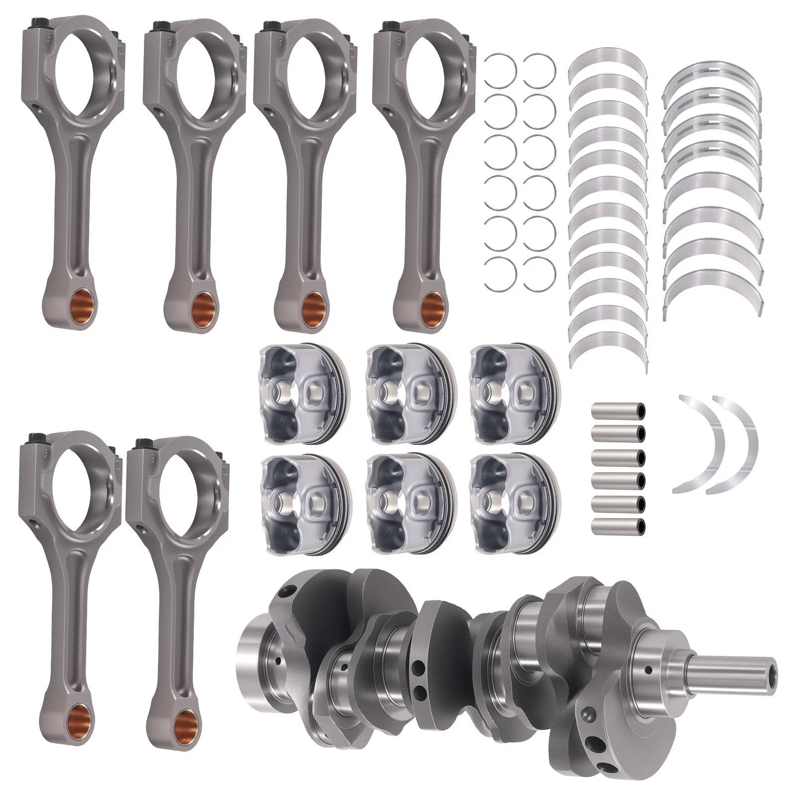 Crankshaft Connecting Rods Piston for Hyundai Santa Fe (2013–2018) 23110-3CFA0