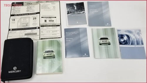 Owner's Manual for Mercury Sable (2008) OEM with Case & Dealer Sticker