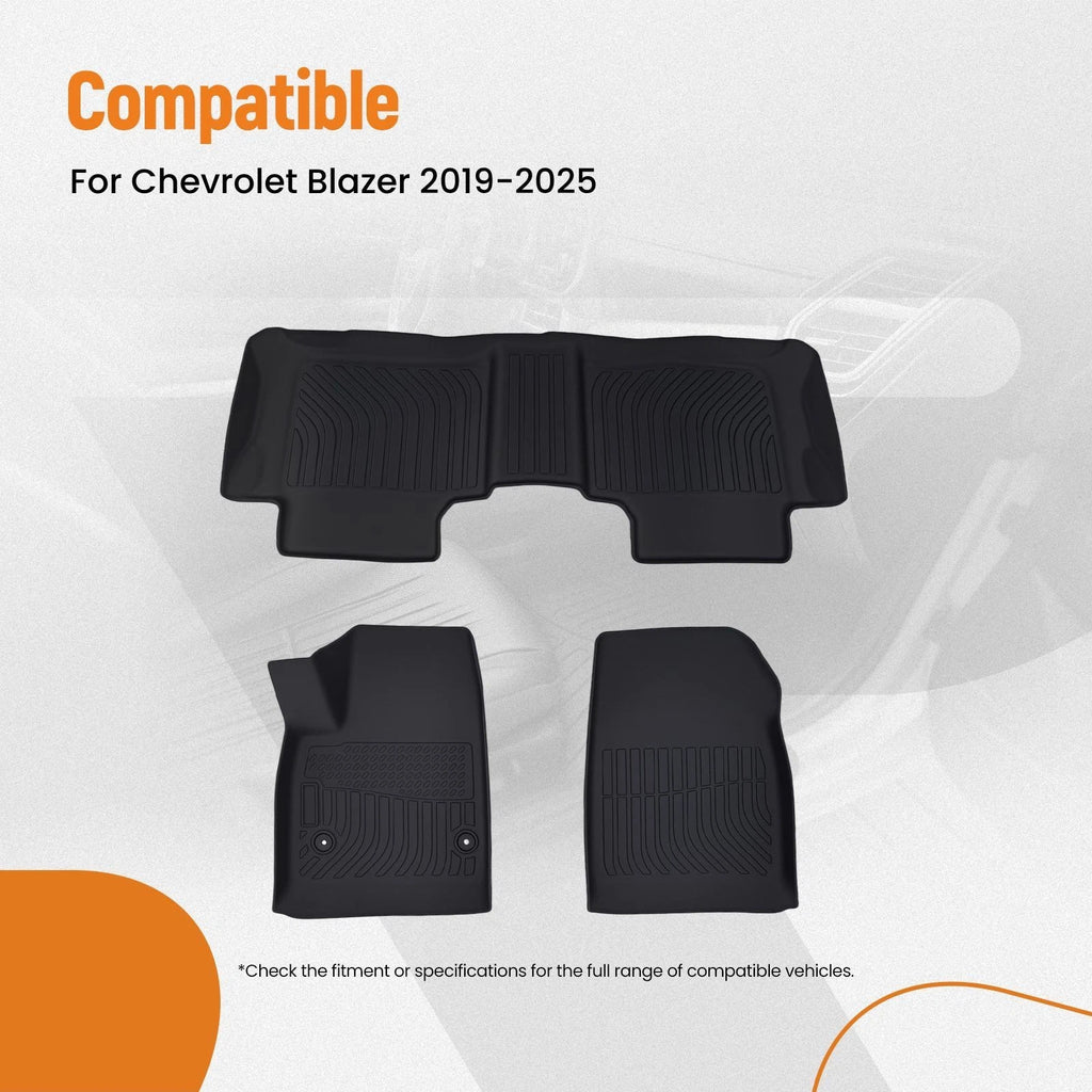 TPE Floor Mats for Chevrolet Blazer (2019–2025)