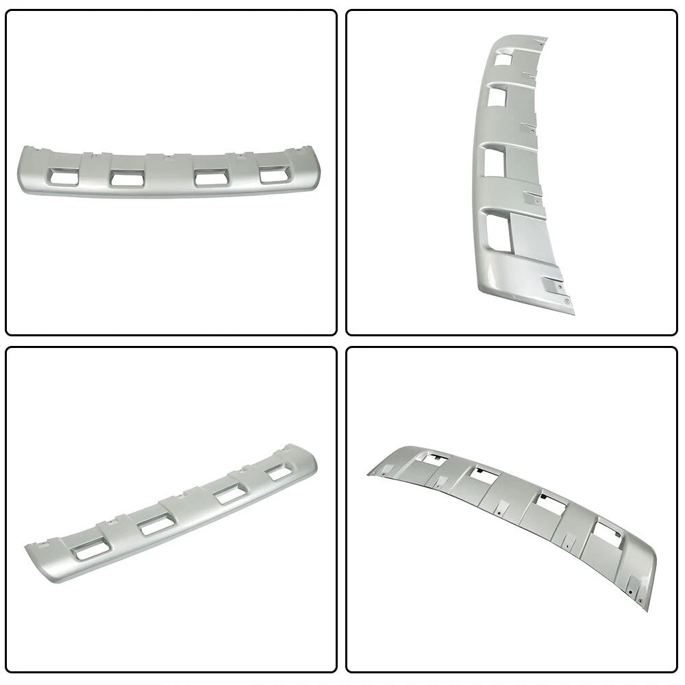 Front Bumper Lower Valance Panel for Ford Explorer (2020–2022) Silver Plastic