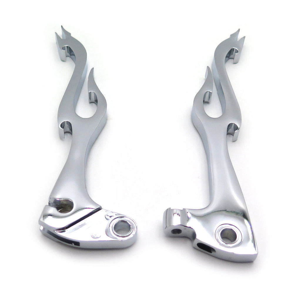 Chrome Brake Clutch Levers for Yamaha Virago 250 V Star (1995–2007)