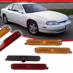 Set of 4 Amber Front & Red Rear Side Markers for Chevy Lumina & Monte Carlo (1995–2001)