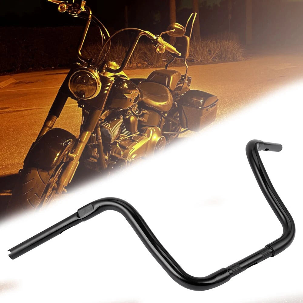 12" Ape Hanger 1 1/4" Handlebar for Harley Softail FLST FXST Electra Glide