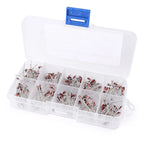 200 PCS 1W Zener Diode Kit for Assorted Applications (1N4738-1N4748, 8.2V-22V)