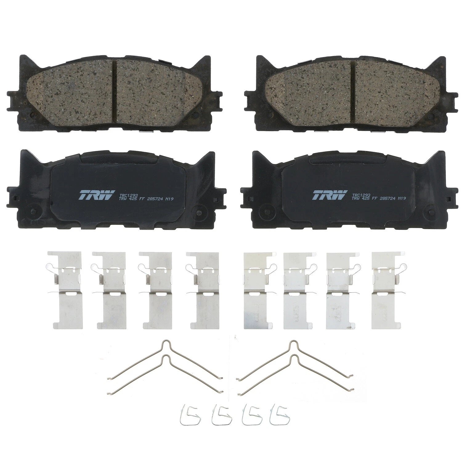 Front Brake Kit 296mm Drilled Rotors & TRW Pro Ceramic Pads for ES350 Avalon Camry (2007–2018)