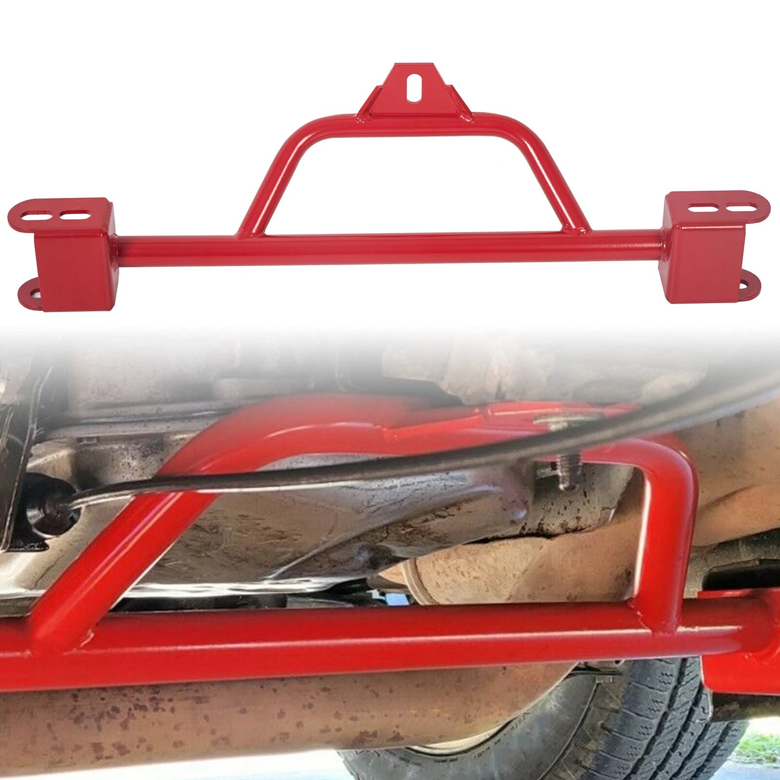 4L60E to 4L80E Conversion Crossmember for Silverado GMC Sierra 2WD (2000–2006)