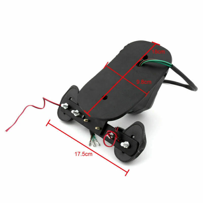Skull Turn Signal Rear Brake Tail Light for Harley Dyna (T9)