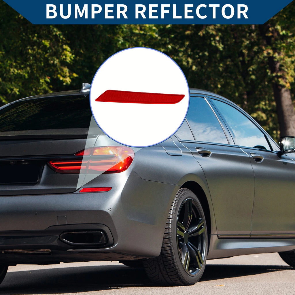 Bumper Reflector No.63148063198 for BMW 740i (2016–2019) Red Right
