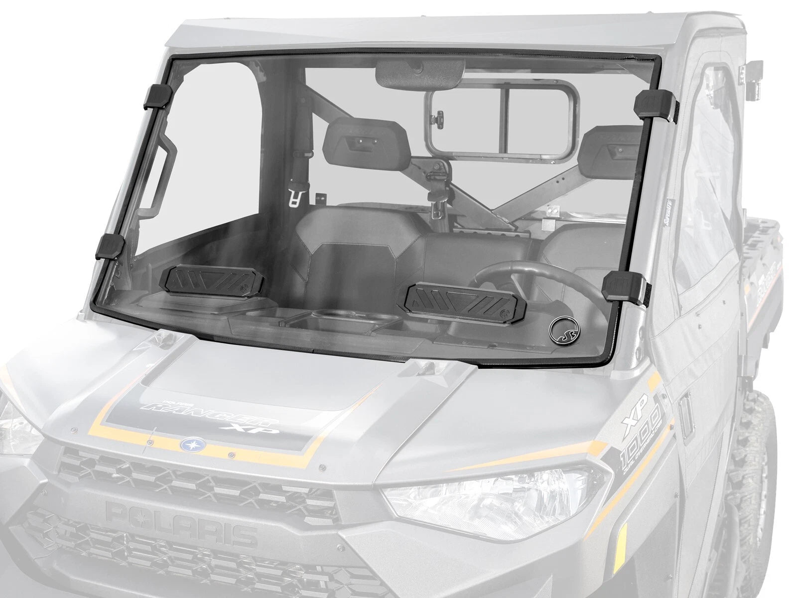 Scratch Resistant Vented Windshield for Polaris Ranger 1000 (2018–2023)
