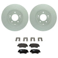 Bosch QuietCast Rear Rotor & TRW Pro Organic Disc Brake Pad Kit for Sonata (2015–2020)