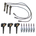 Set of 3 Ignition Coil Wires & 6 NGK Iridium Spark Plugs for XG350 Sedona (2002–2006)