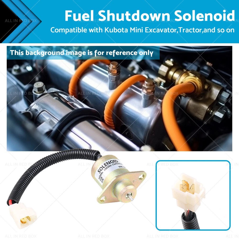 12V Shut Down Solenoid for Kubota B1700HSD (1503ES-12A5UC5S, SA-4569-T)