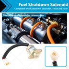 12V Shut Down Solenoid for Kubota B1700HSD (1503ES-12A5UC5S, SA-4569-T)