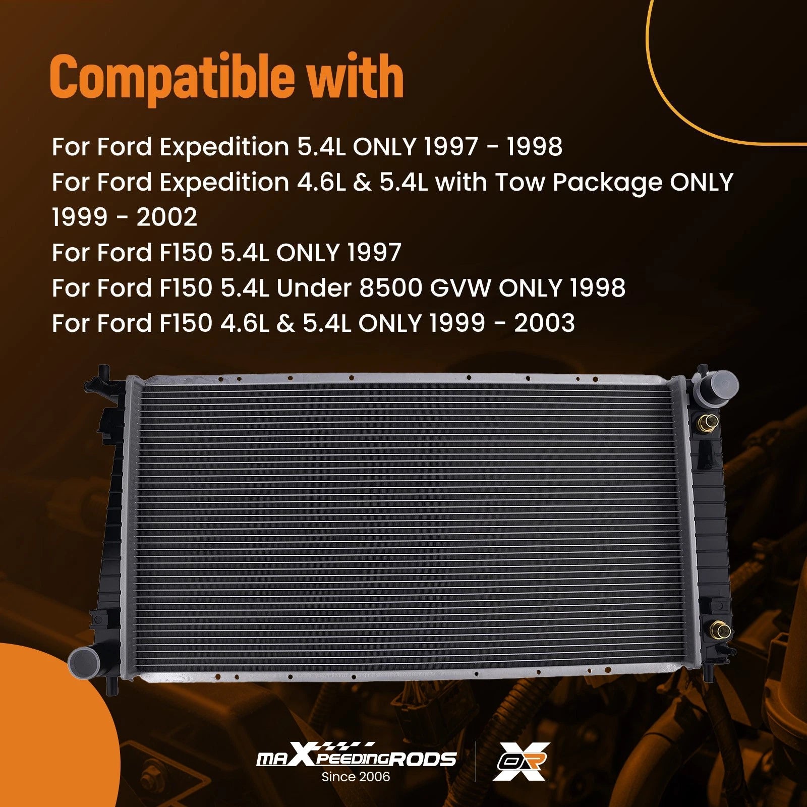 AT Transmission Radiator for Ford F250 Super Duty 5.4L (1999–2003) OR2136