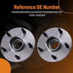 Front Complete Wheel Hub for Dodge Ram 1500 RWD (2000-2001) with ABS