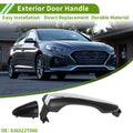 Exterior Door Handle for Hyundai Kia (No. 836522T000) Silver Tone Rear