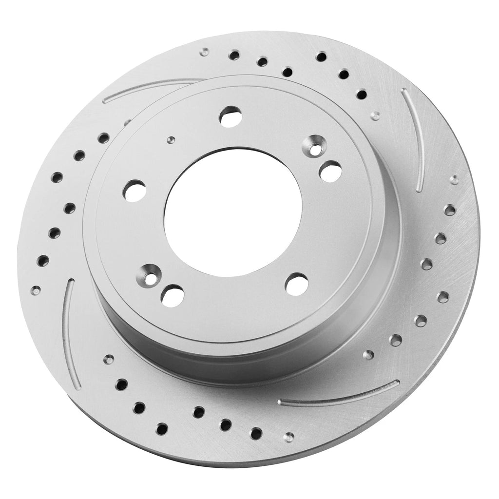 Rear Disc Brake Rotors + Brake Pads for Hyundai Elantra (2011–2020)