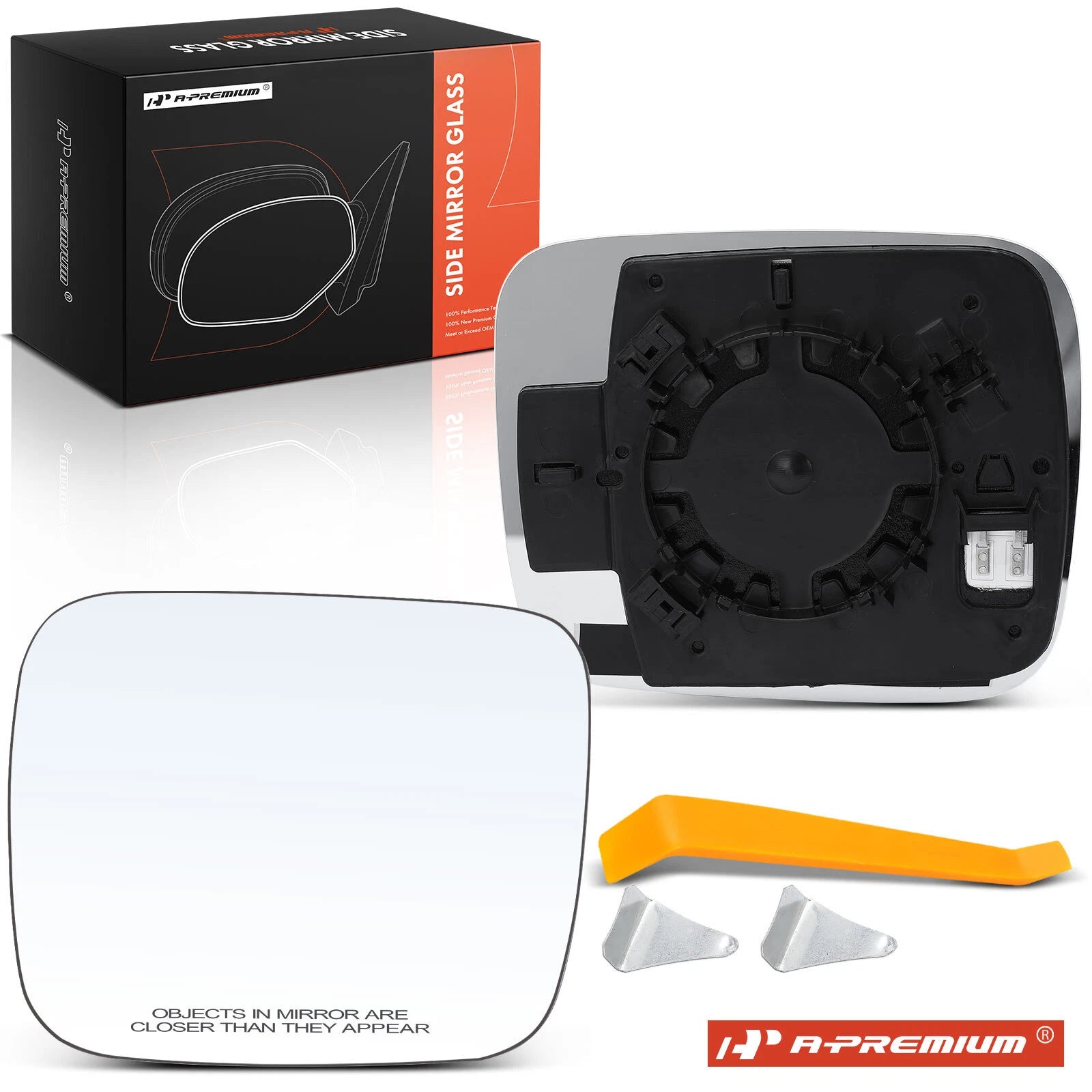 Heated Passenger Power Mirror Glass for Jeep Renegade (2015–2023)