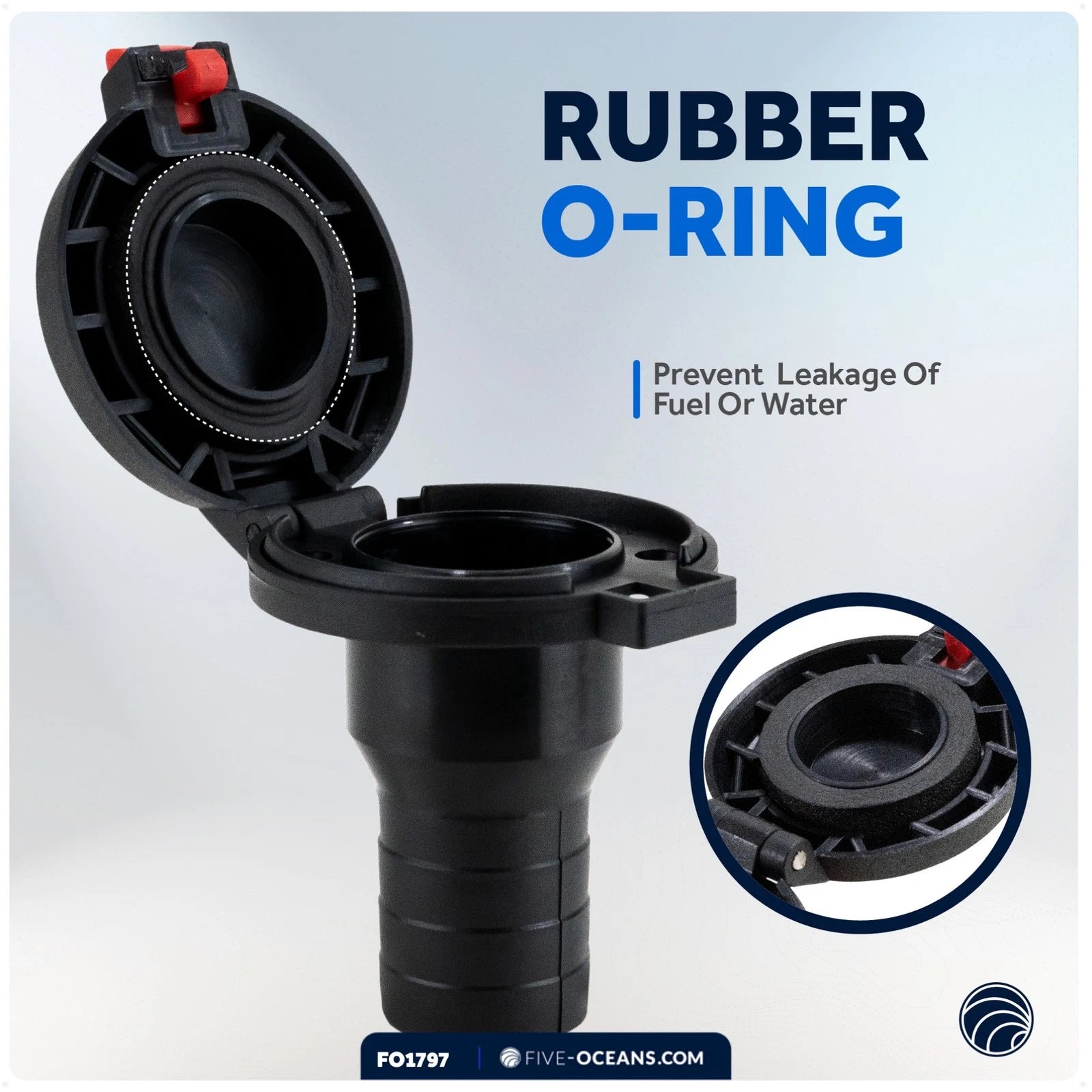 1-1/2" Boat Gas Deck Fill/Filler for Marine Fuel (Fits )