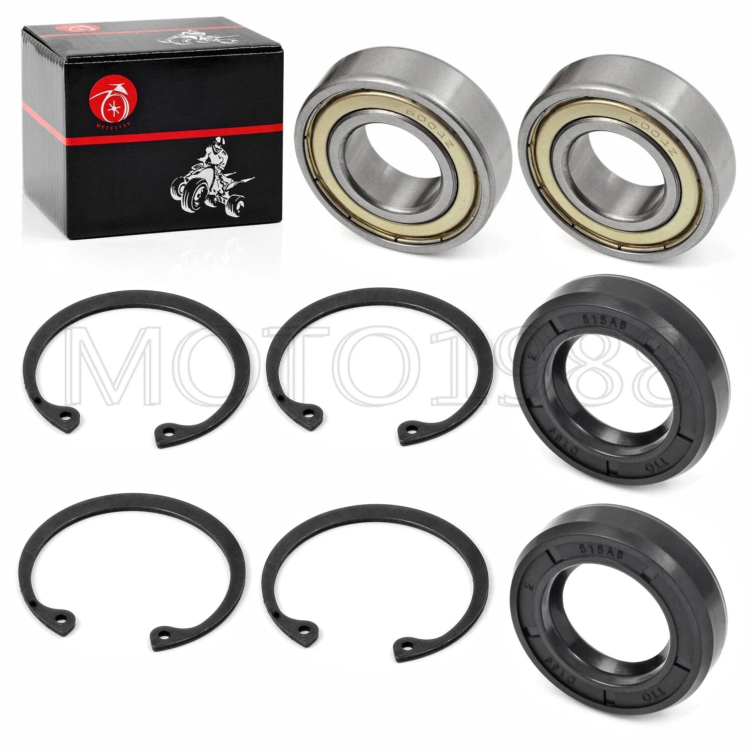 Rear Axle Bearing & Seal Kit for EZGO TXT RXV Golf Cart (1978–2024)
