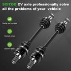 Set of 2 CV Axle Assemblies for Yamaha Grizzly 550 FM550 (2009–2014)