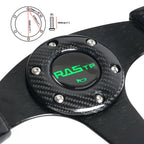 14-Inch Carbon Fiber Racing Steering Wheel for Drifting