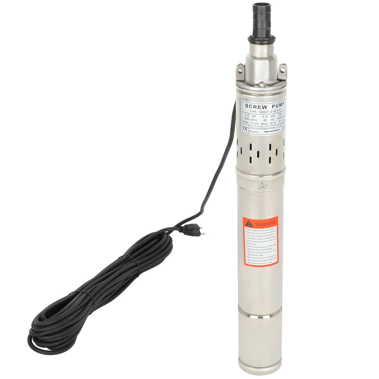 Submersible Screw Pump for Stainless Steel Applications