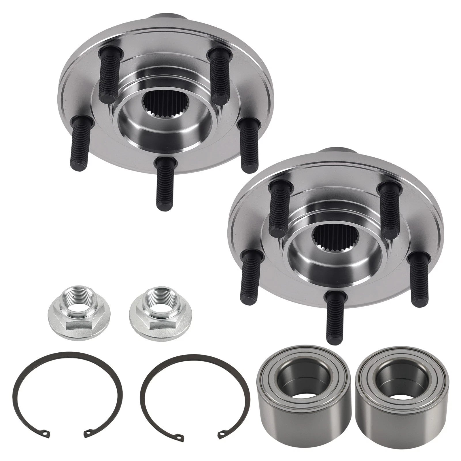 2X Front Wheel Hub Bearings for Ford Escape Mercury Mariner (2001–2012) BR930286