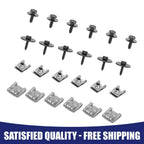 Engine Undertray Clips & Screws for Benz (24 pcs)