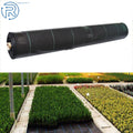 Set of 4 Polypropylene Weed Barrier Fabric for Landscape Gardening