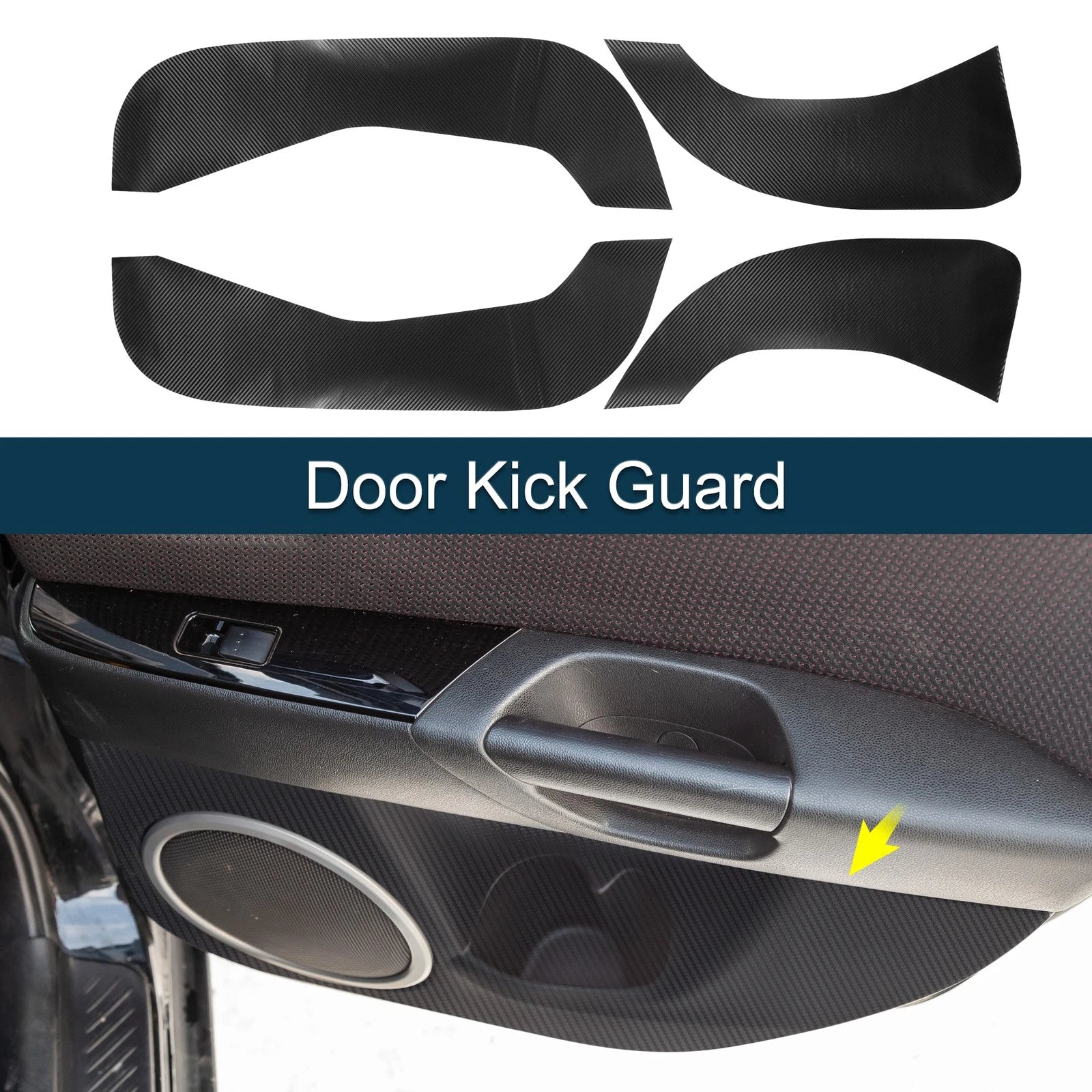 Door Kick Guard for Mazda 3 Axela (2020–2021) Front Rear Driver Passenger