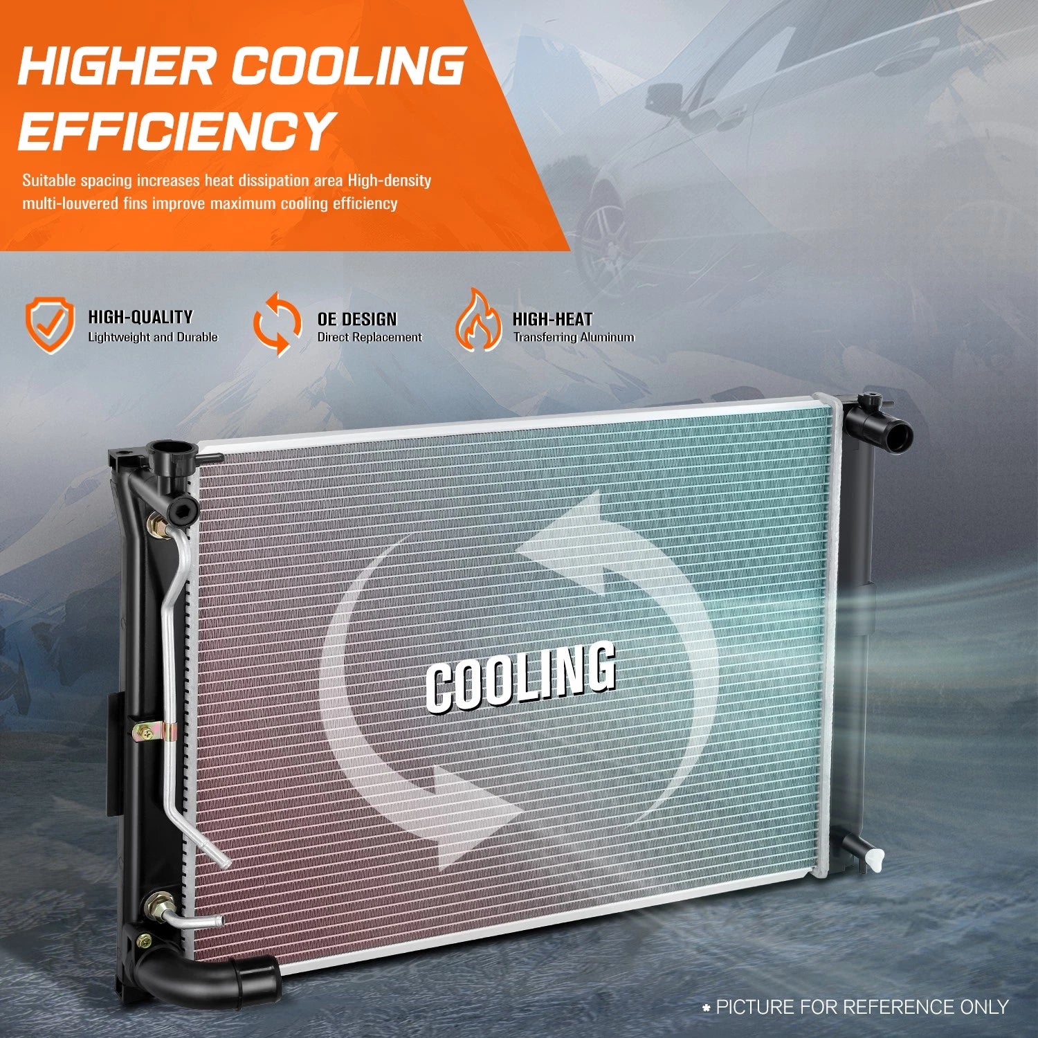 Full Aluminum Core Cooling Radiator for Lexus RX330 (2004–2006) DPI-2688