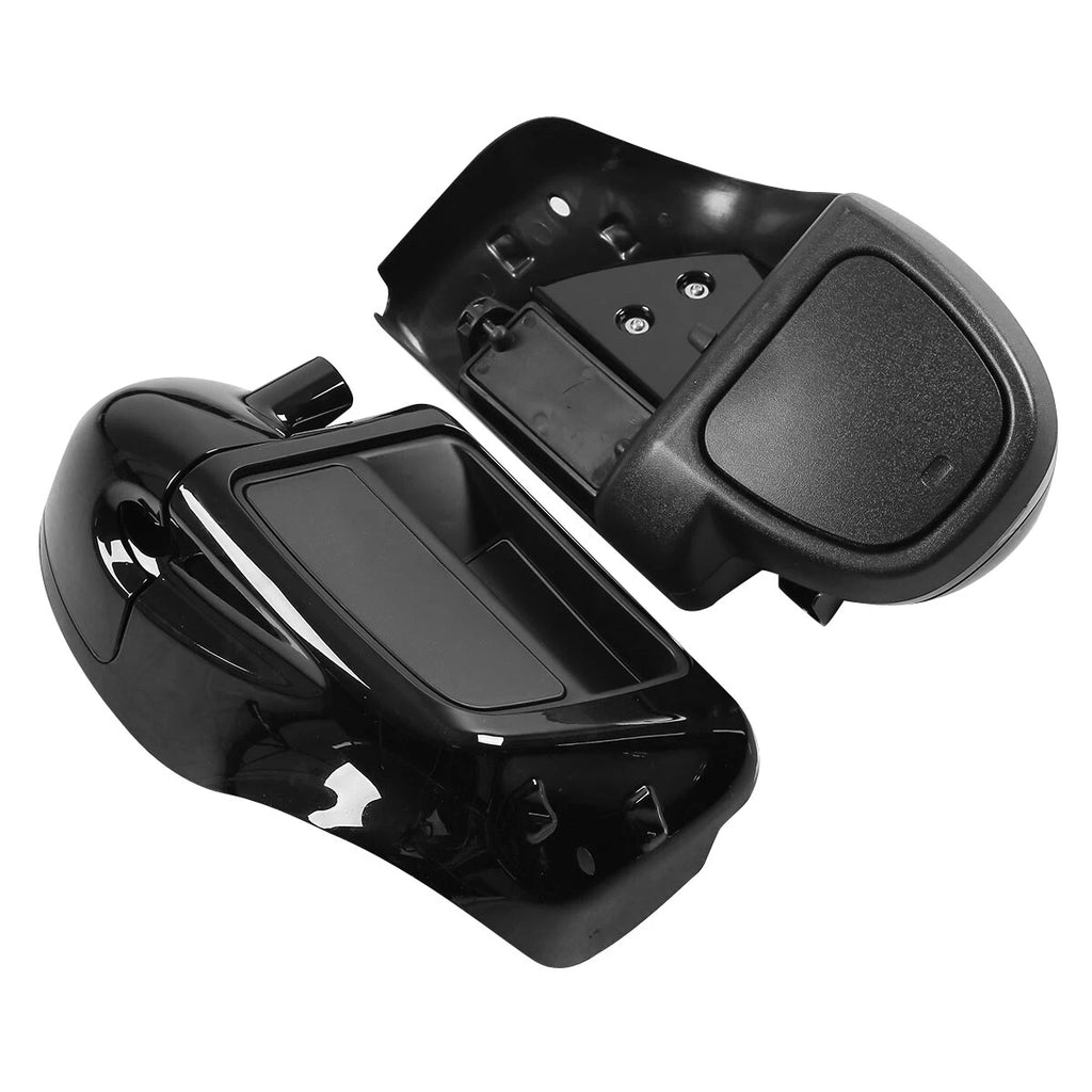 Lower Vented Leg Fairings for Harley Street Road Glide (2014–2025) Vivid Black