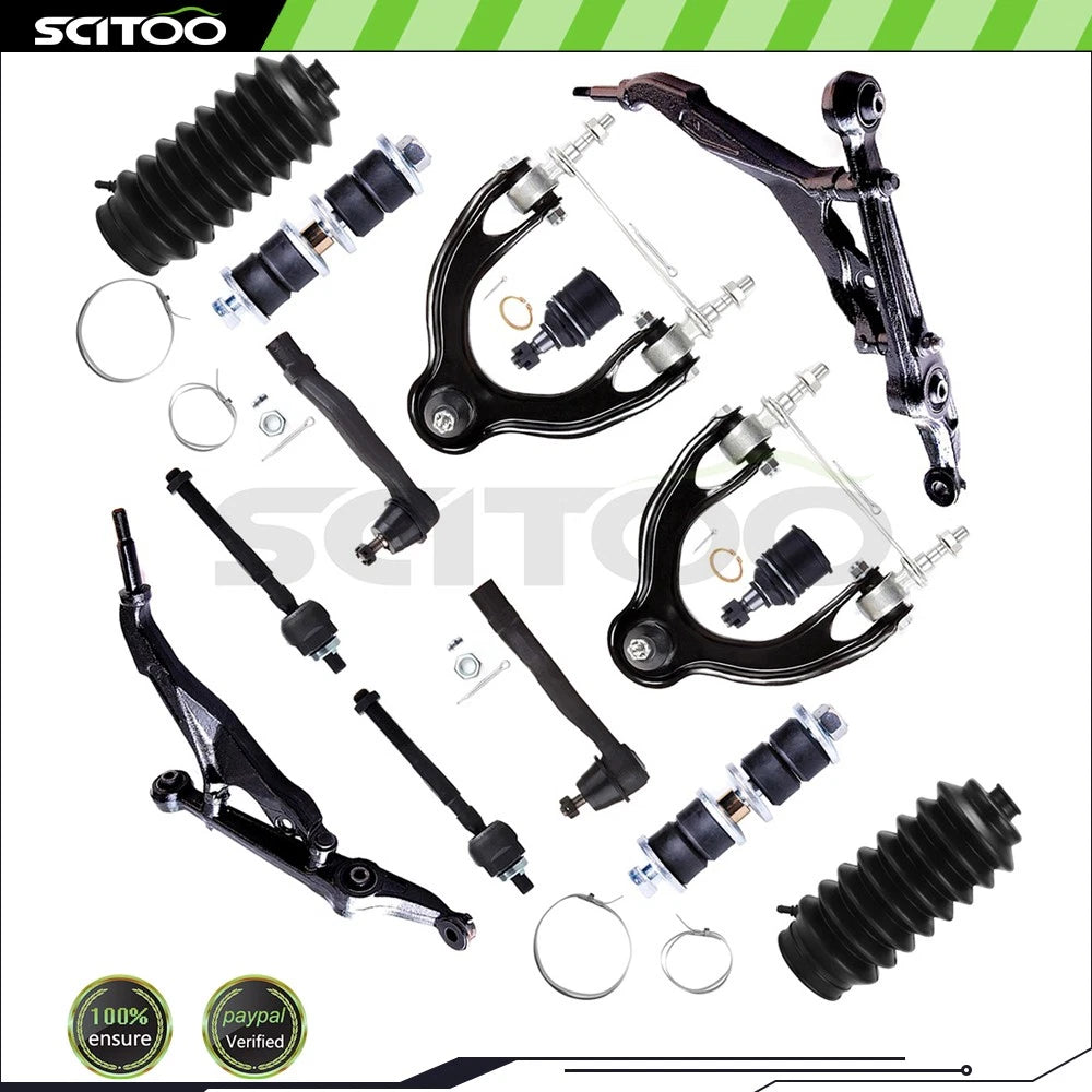 16Pcs Front Suspension Kit Ball Joints Tie Rod End for Acura Integra (1994–2001)