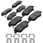 Set of 4 Front Rear Brake Pads for Hyundai Sonata (2011–2015) / Kia Optima (2011–2016)