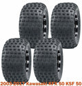 Set of 4 Sport ATV Tires 16x8-7 for Kawasaki KFX 50 KSF 50 (2003–2017)