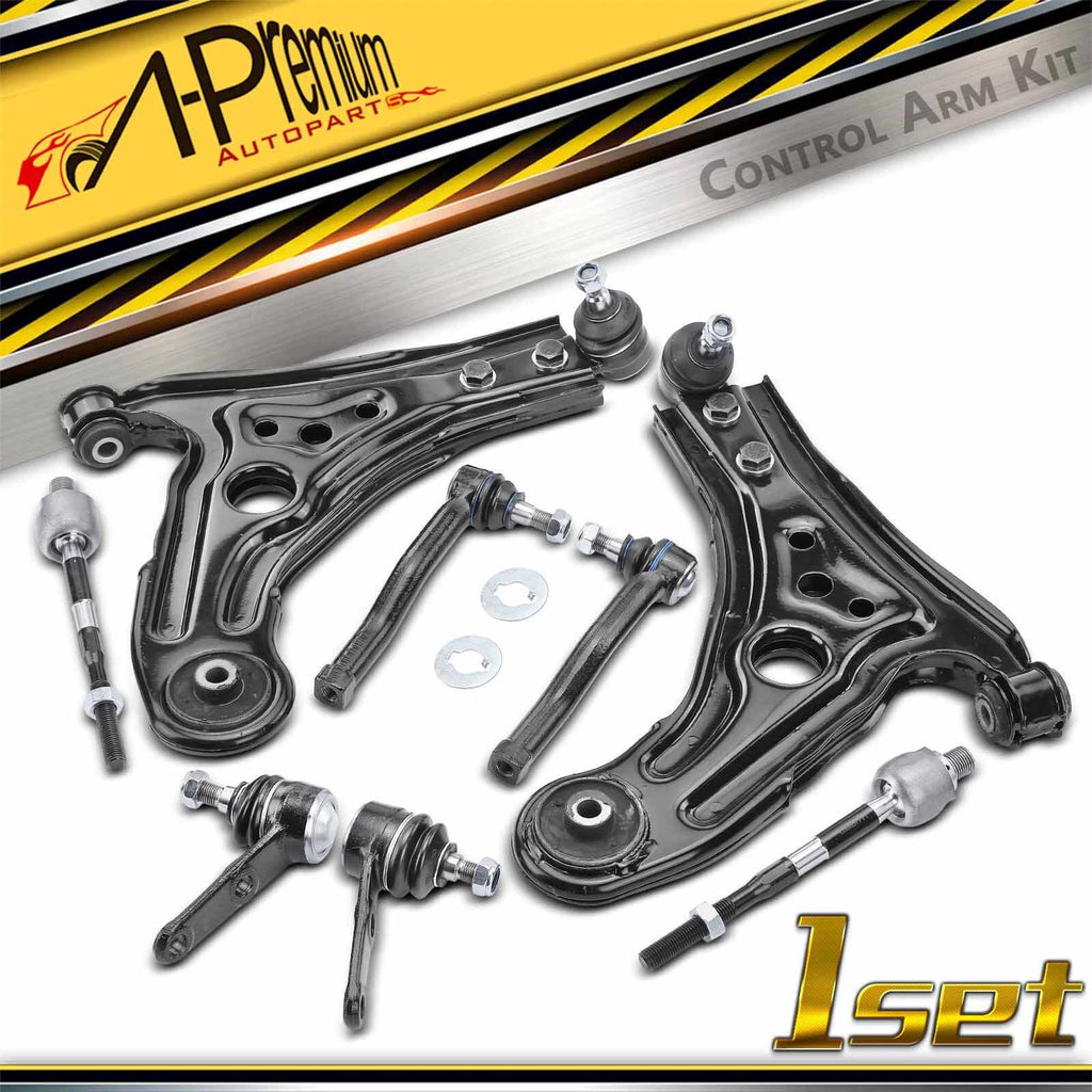 Front Control Arm Ball Joint and Tie Rod for Chevy Aveo (2004–2011)
