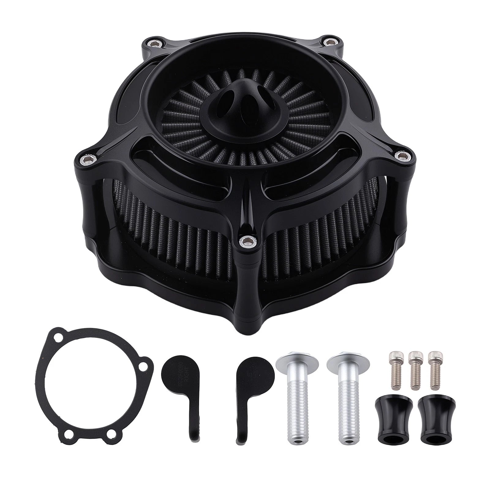 Black Aluminum Air Cleaner Assembly for Harley Sportster XL (2004–Present)