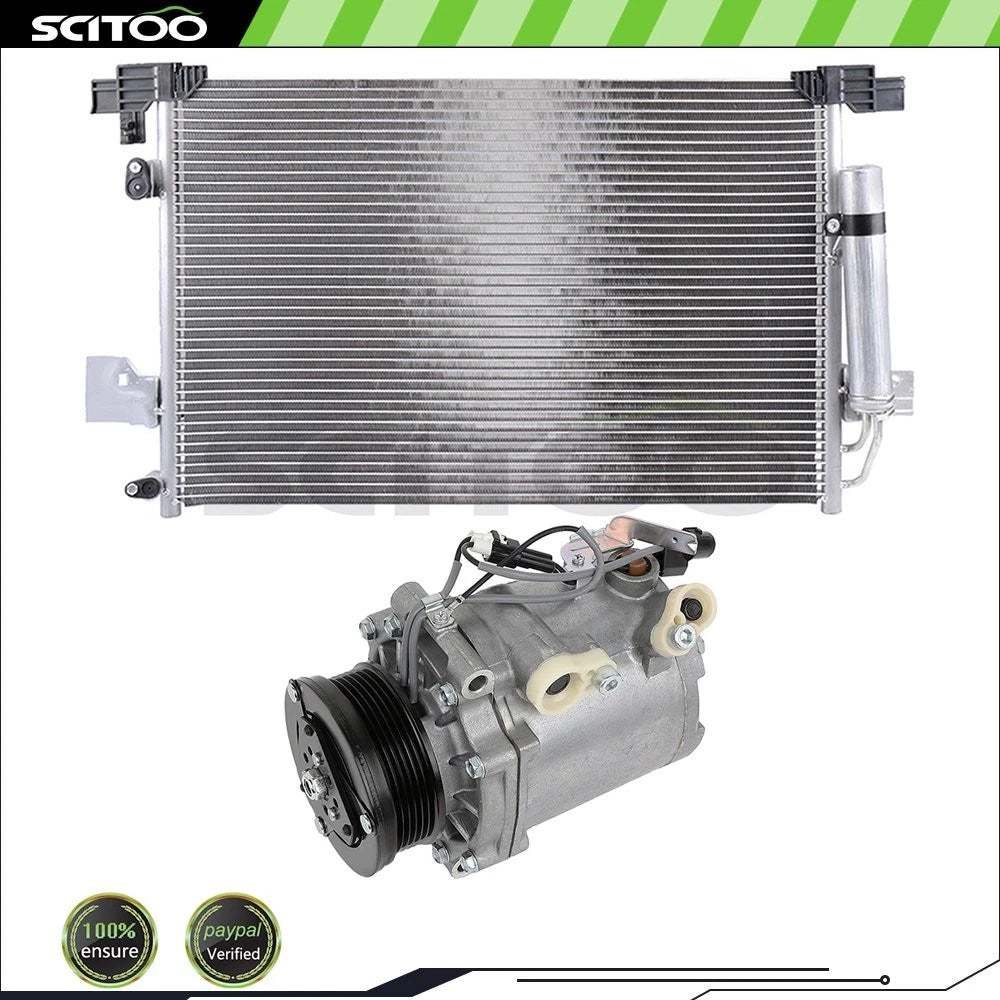 Condenser & Compressor for Mitsubishi Lancer, Outlander