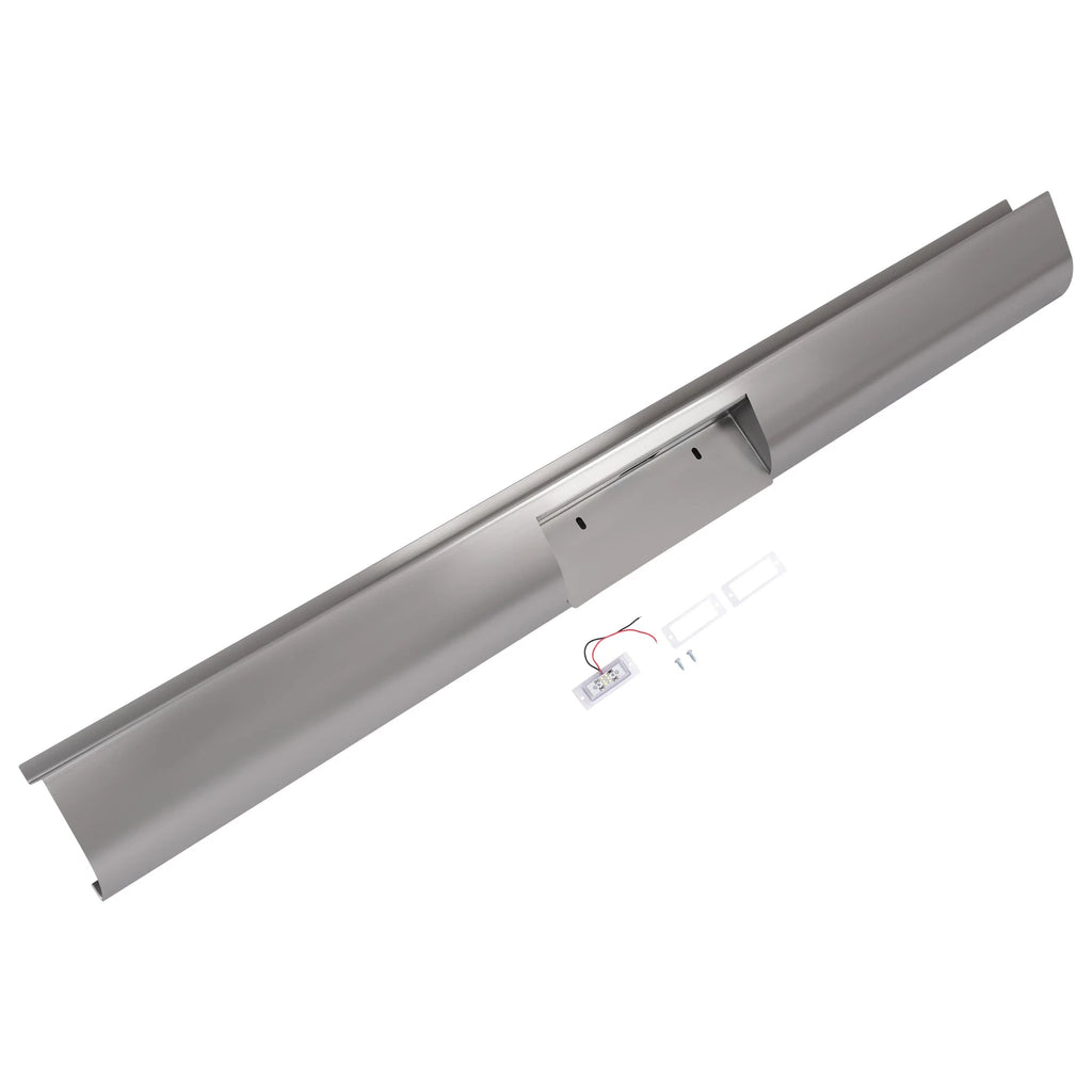 Rear Steel Roll Pan Assembly w/ Light for Dodge Dakota (1987–1996)