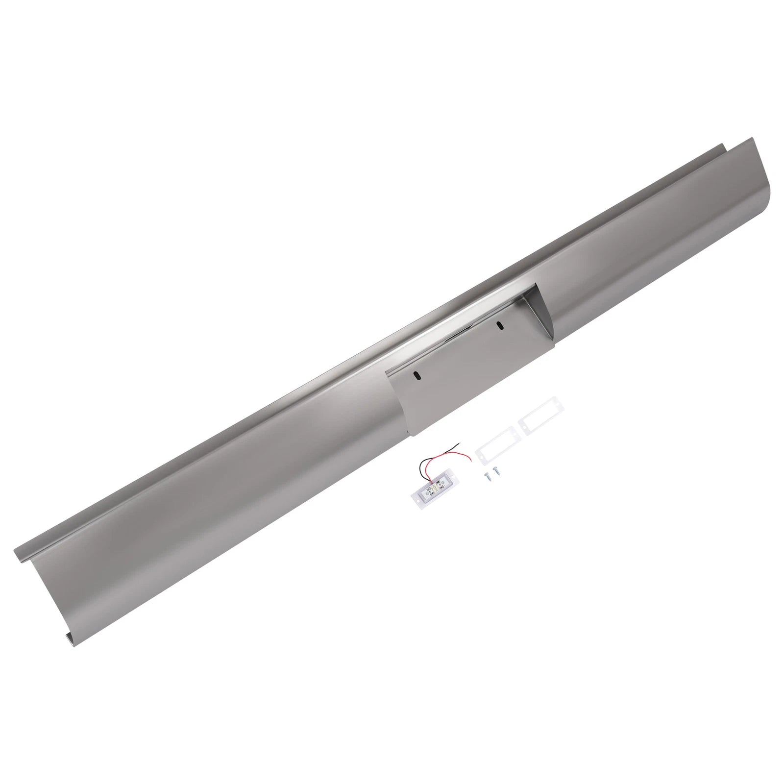 Rear Steel Roll Pan Assembly w/ Light for Dodge Dakota (1987–1996)