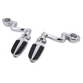Chrome Highway Bar Footpegs for Harley Softail Sportster (Fits 1 1/4")